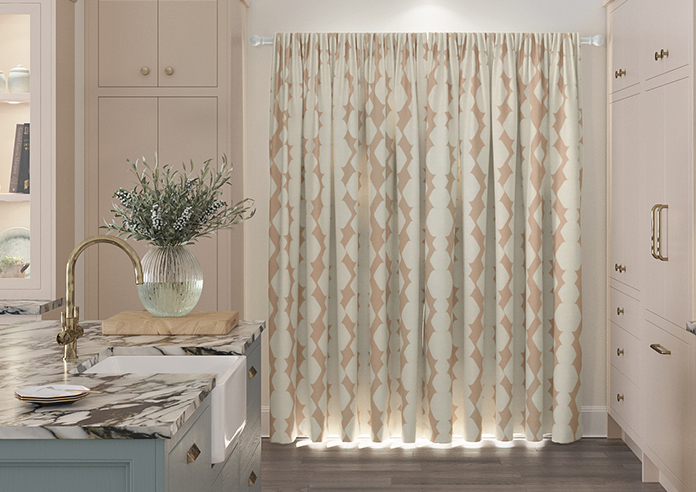 Construct, Tangerine - Made to Measure Curtains - Image 7